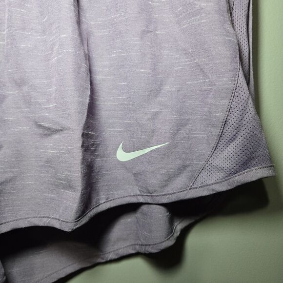 Nike Women's Athletic Shorts in Purple - Picture 2 of 5